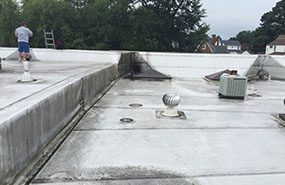 Before pic 4 - The Roof Coating Company waterproof commercial roof coatings