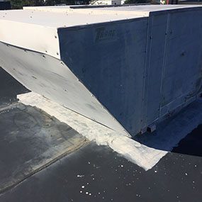 Warehouse Roof Leak Repair - The Roof Coating Company commercial roof leak repair contractor newport news virginia