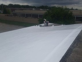 chesapeake va single-ply roofing